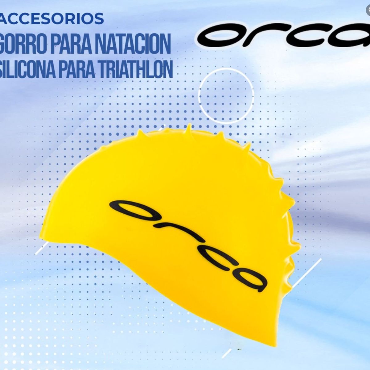 ORCA - Gorro De Natación De Silicona Marca Orca
