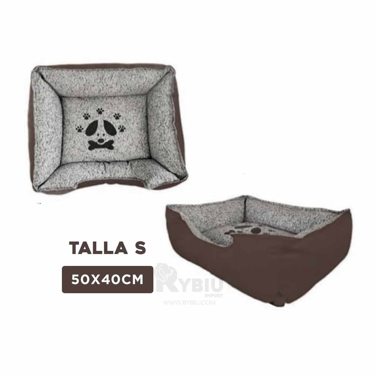 RYBIU IMPORT - Cama Hipoalergica para Perros de Marron Y+Regalo Stickers