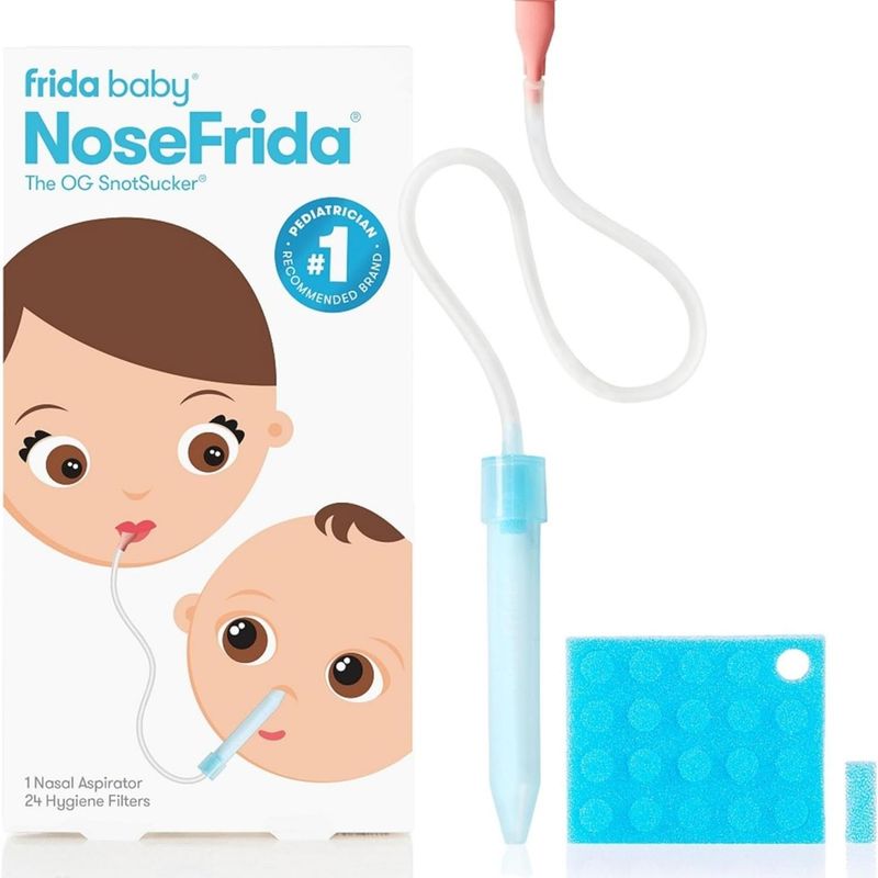 FRIDABABY - Aspirador nasal Bebes Frida Baby NoseFrida 20 Filtros