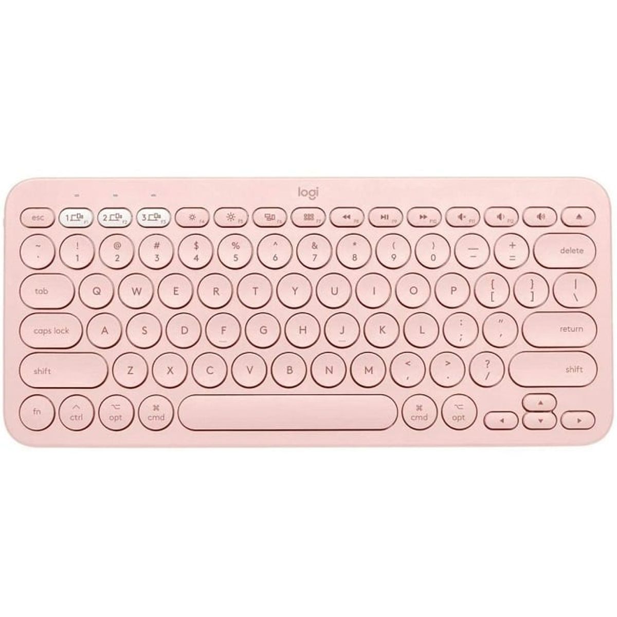 LOGITECH - Teclado Logitech Pebble Keys 2 K380 Multi-Device Bluetooth  rosado