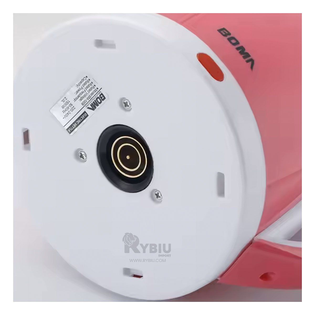 RYBIU IMPORT - Hervidor Duradero de 2L en Color Rosado Y+Regalo Stickers