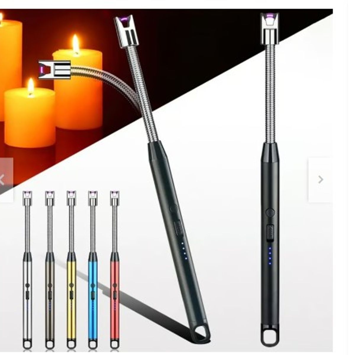 GENERICO - Encendedor De Plasma Eléctrico Recargable Flexible