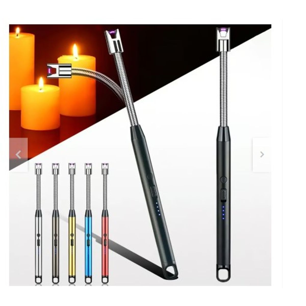 GENERICO - Encendedor De Plasma Eléctrico Recargable Flexible