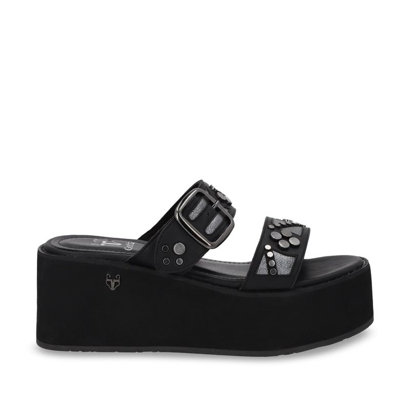 GOTTA - Sandalia Plataforma Negra Mujer 15620 Gotta