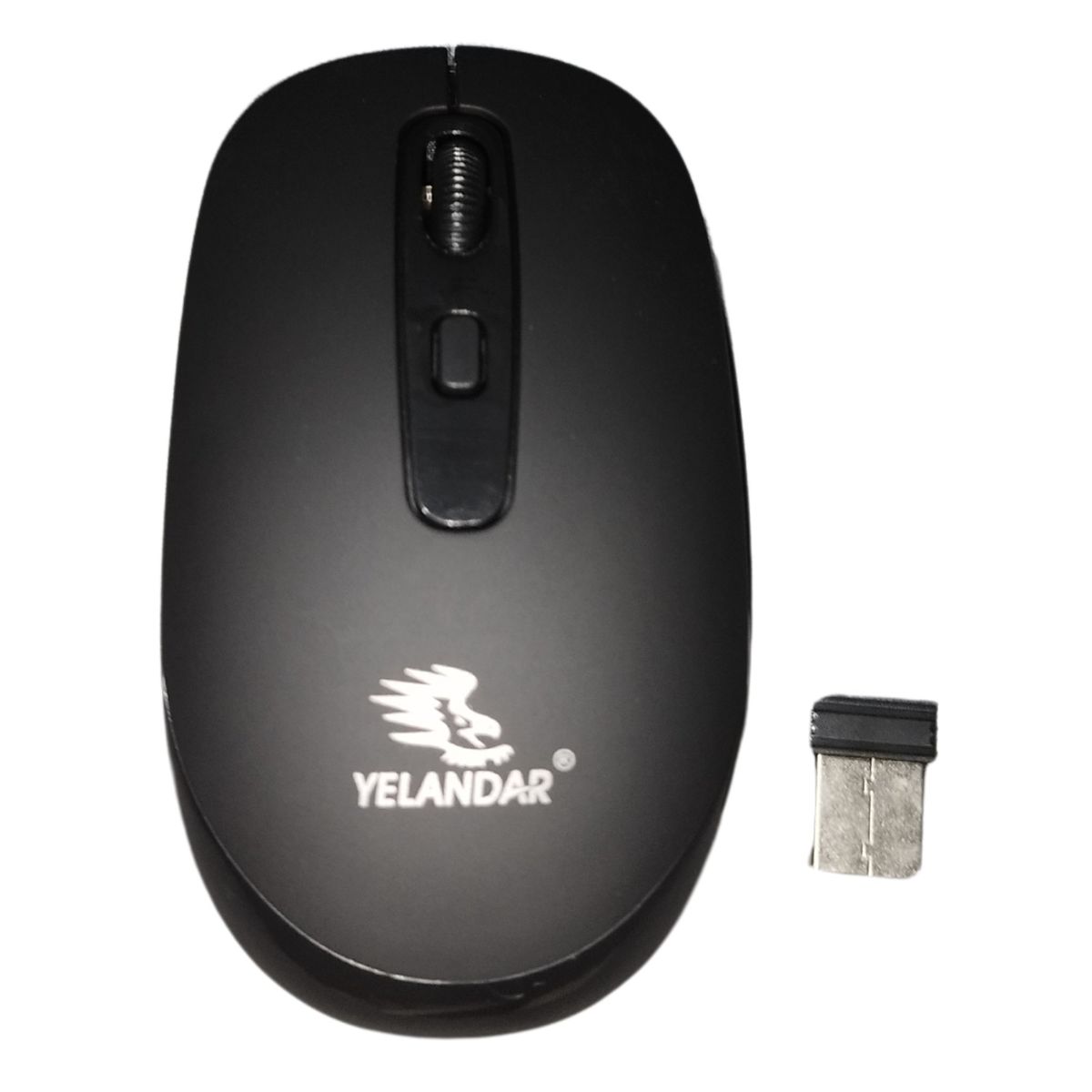 GENERICO - Mouse inalámbrico Yelandar W83 negro  4 botones 1600 DPI