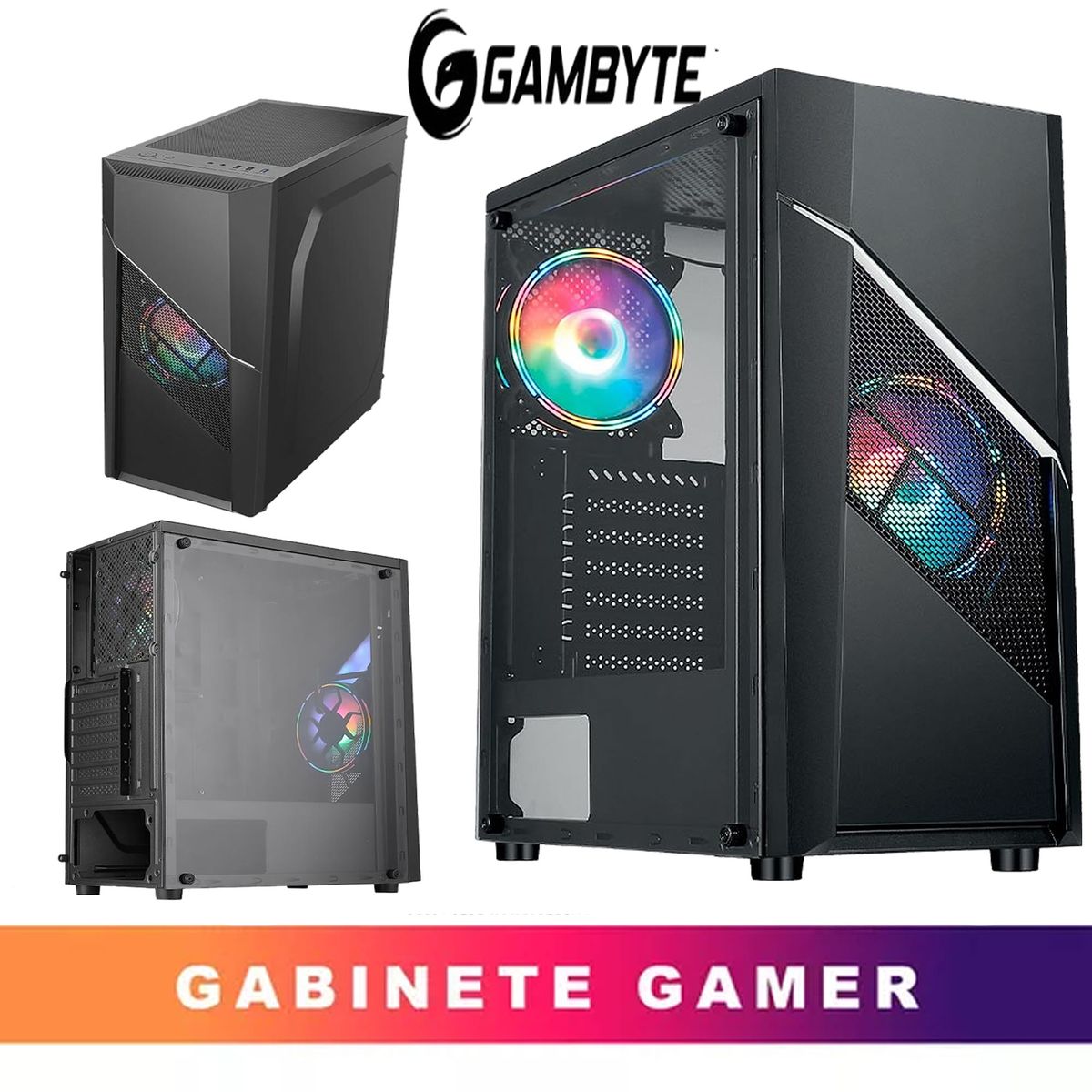 HALION - PC GAMER RYZEN 7 5700G  16GB RAM DUAL 1TB SSD M.2  CASE FUENTE 600W GAMER