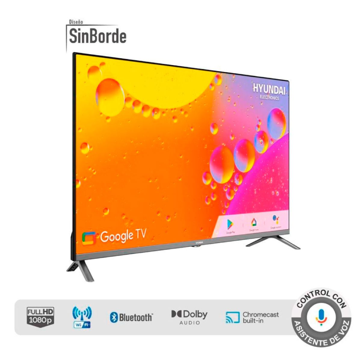 HYUNDAI - Televisor Hyundai 40 Pulg. LED HYLED4023GiM FHD Smart TV