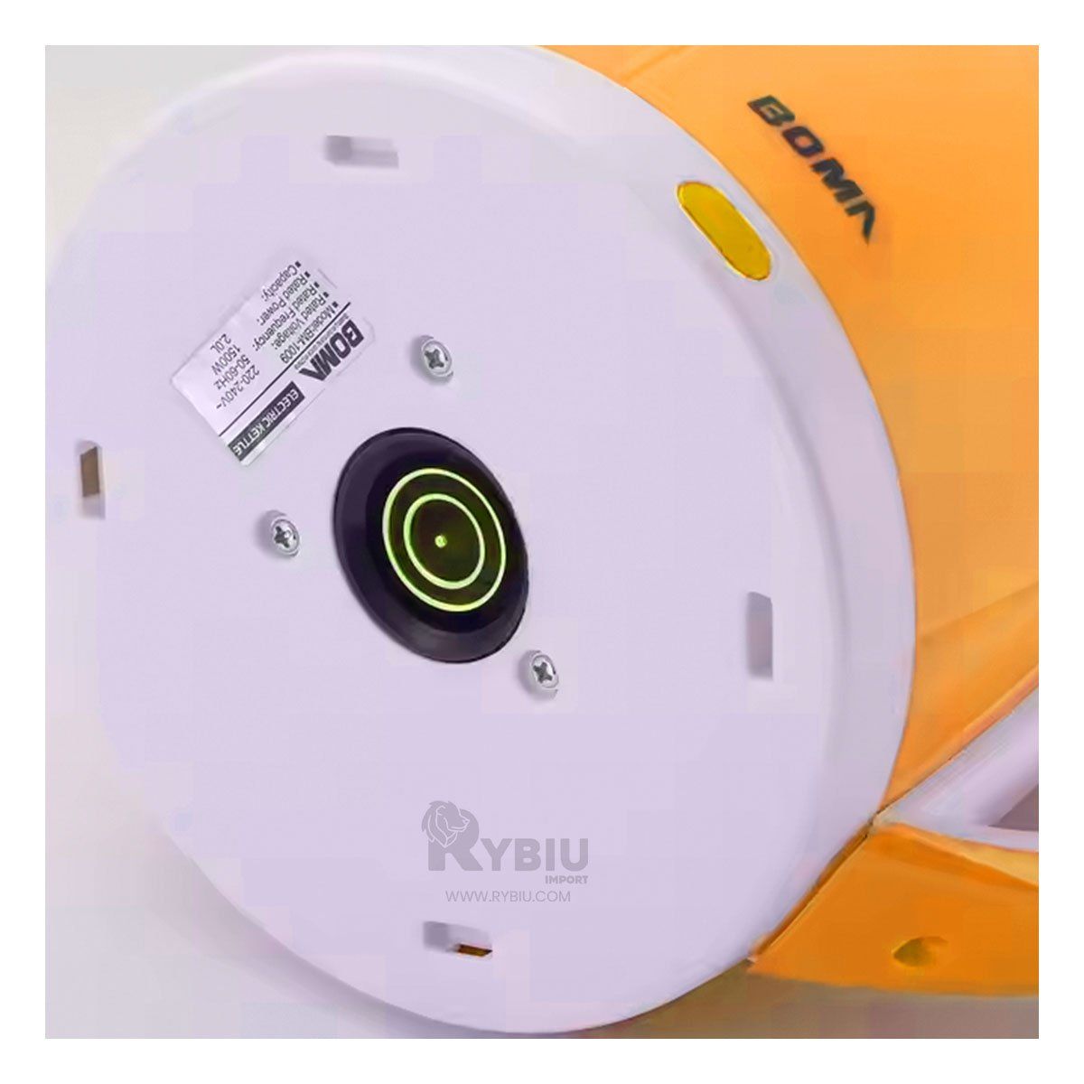 RYBIU IMPORT - Hervidor Compacto de 2L en Color Naranja Y+Regalo Agendita