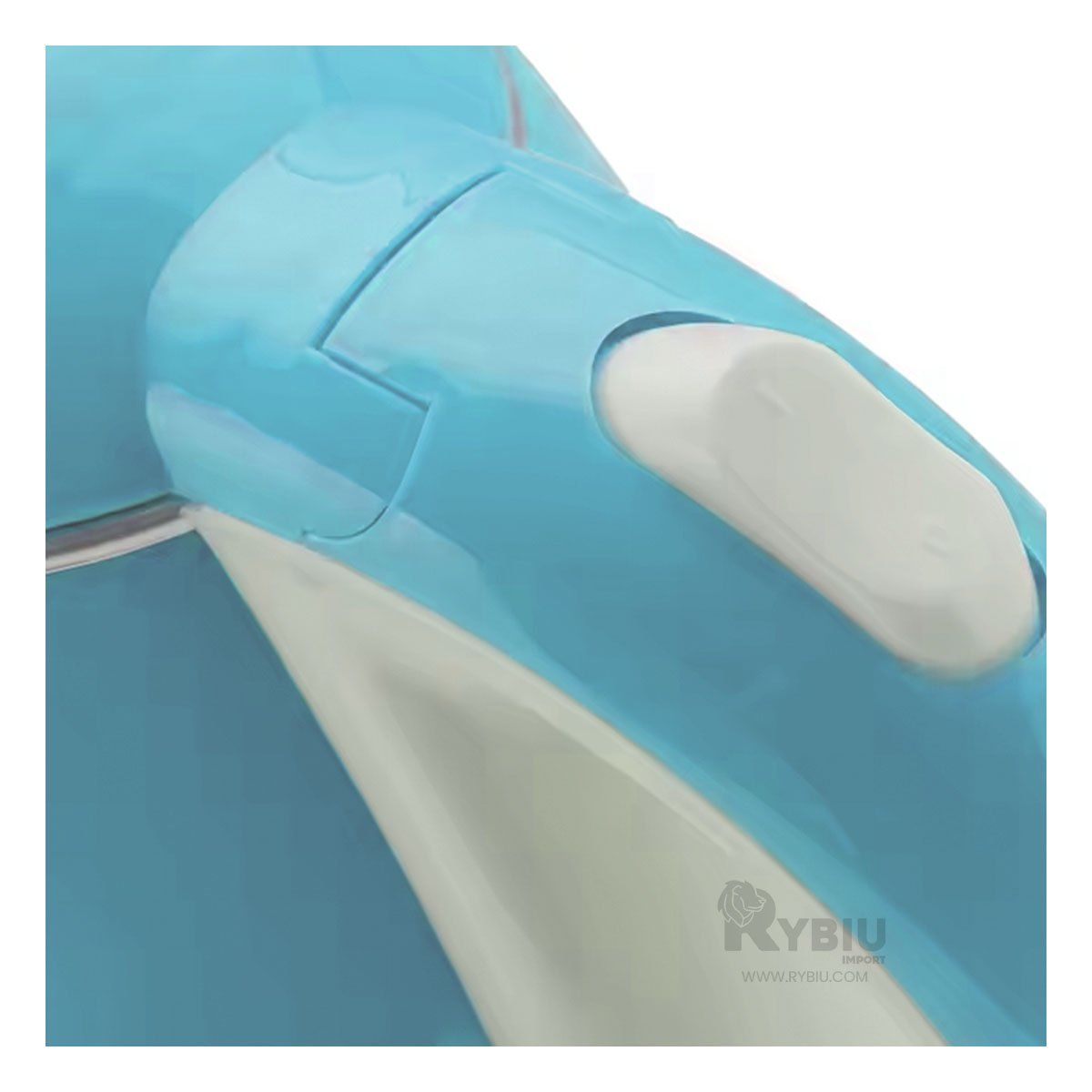 RYBIU IMPORT - Hervidor Moderno de 2L en Color Celeste Y+Papel de Regalo