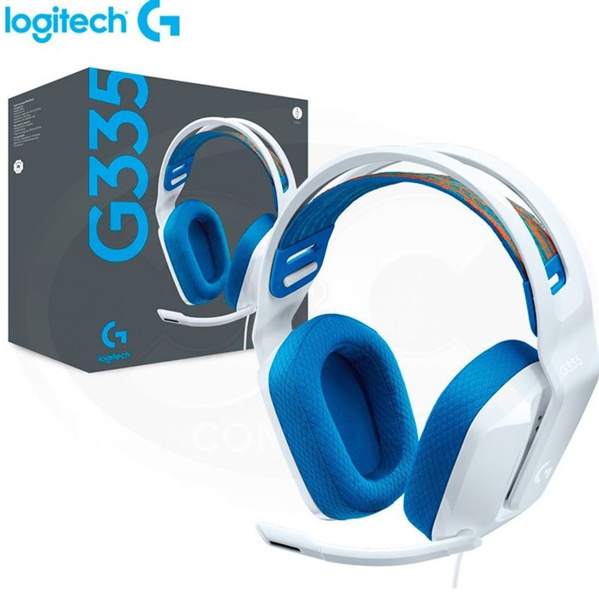 LOGITECH - Audífono Logitech Con Micrófono G335 Blanco