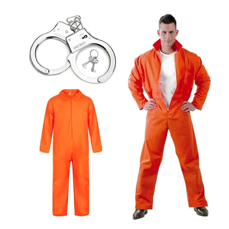GENERICO - Disfraz Genérico Prisionero para Adulto Talla M