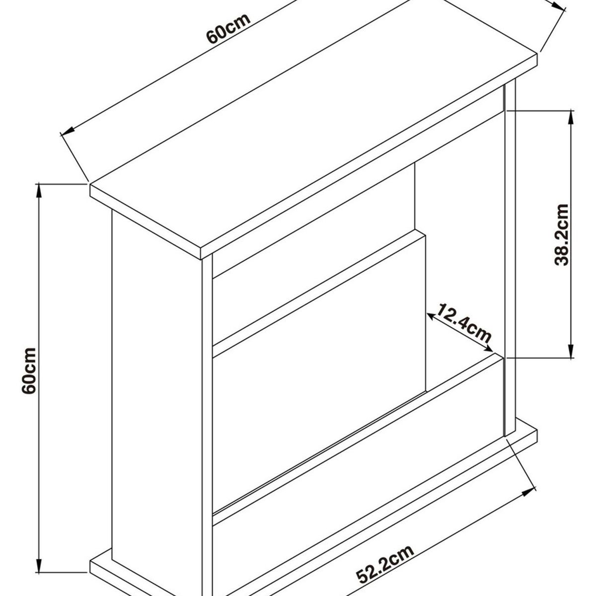 TU MESITA - Mueble Lateral Igor color GrisDuna TU MESITA