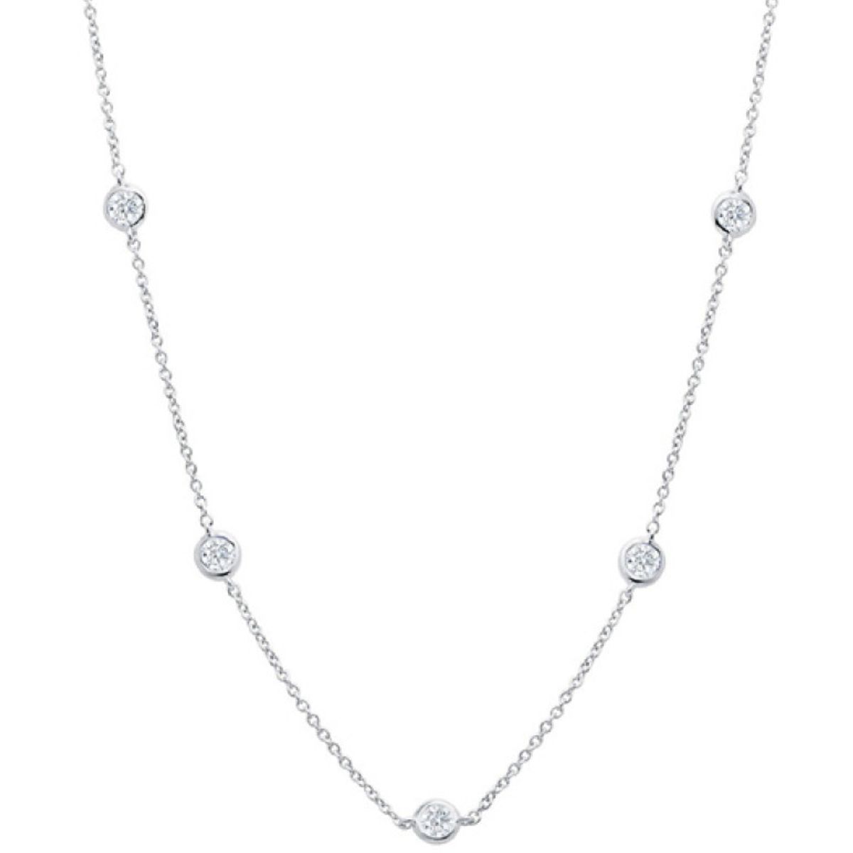 CRISLU - Collar de estación con piedras biseladas