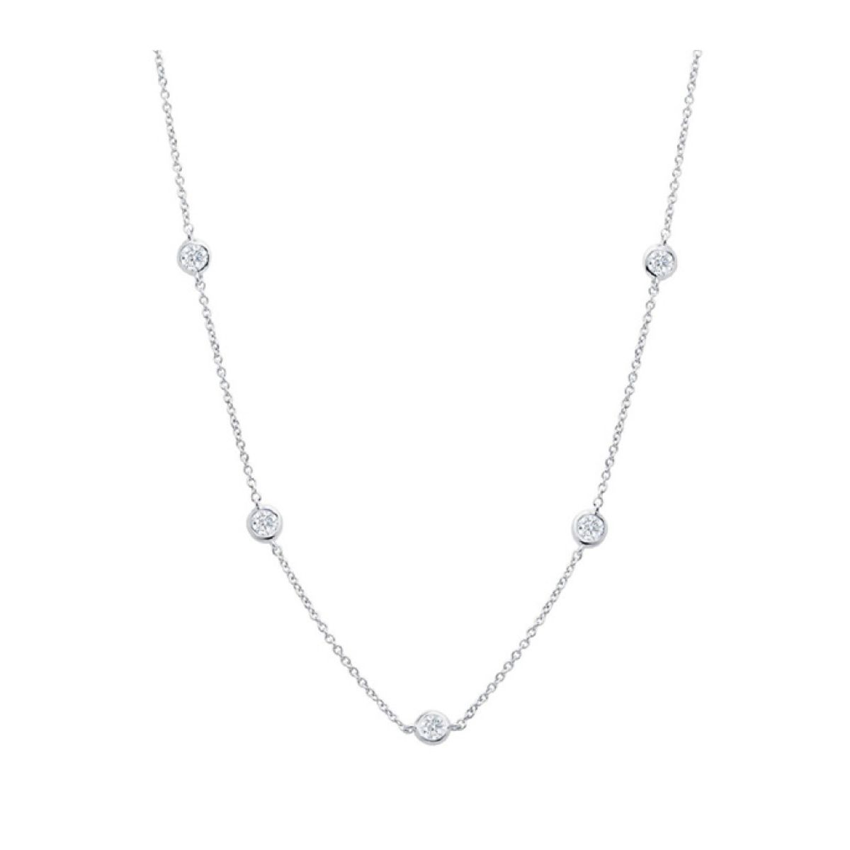 CRISLU - Collar de estación con piedras biseladas