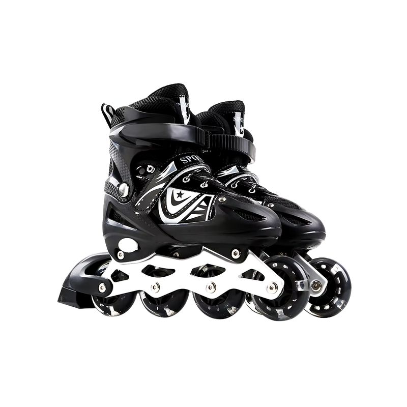 GENERICO - Patines Lineales Color Rojo Talla L Incluye Accesorios
