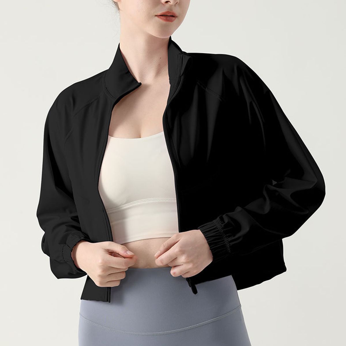 GENERICO - CASACA DEPORTIVA CORTAVIENTO CON PROTECCION UPF50+