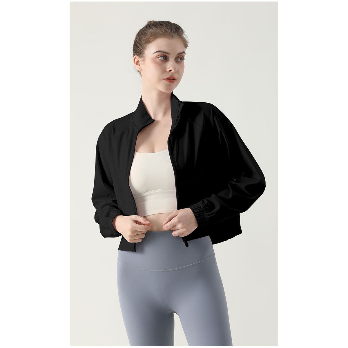 GENERICO - CASACA DEPORTIVA CORTAVIENTO CON PROTECCION UPF50+