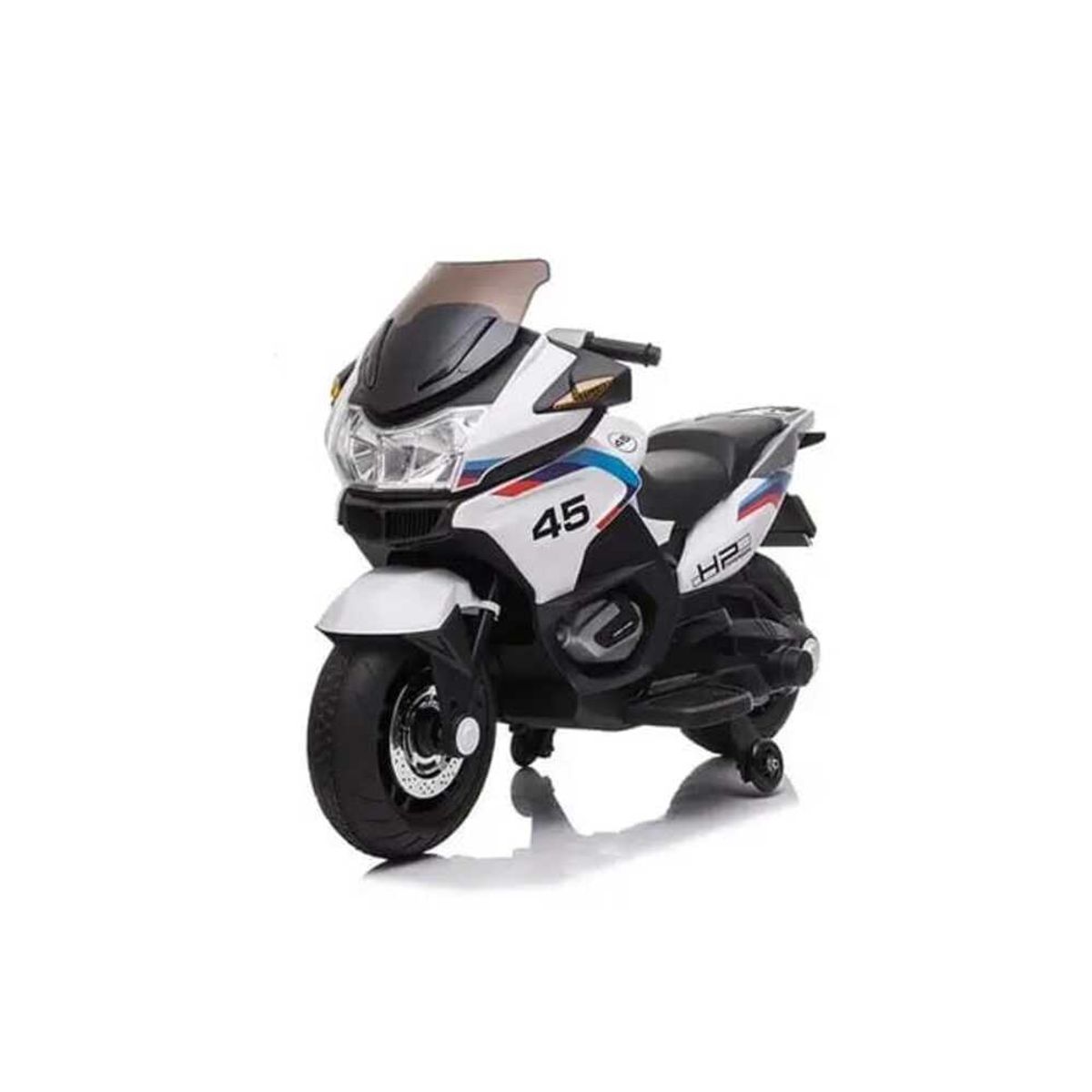 GENERICO - Moto a Bateria para Niños Pistera Blanco