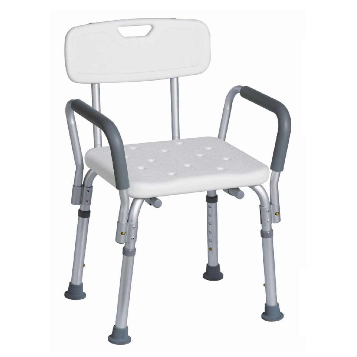 GENERICO - Silla de Ducha con Apoya Brazos Importada