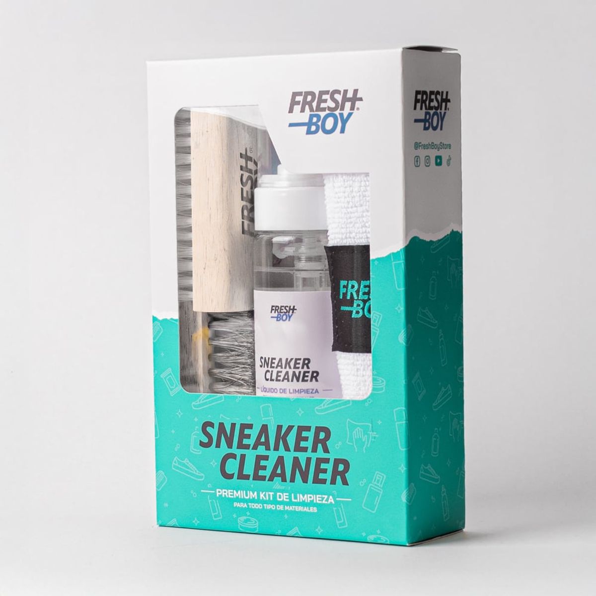 FRESH BOY - Kit de Limpieza para Zapatillas Premium - Sneaker Cleaner