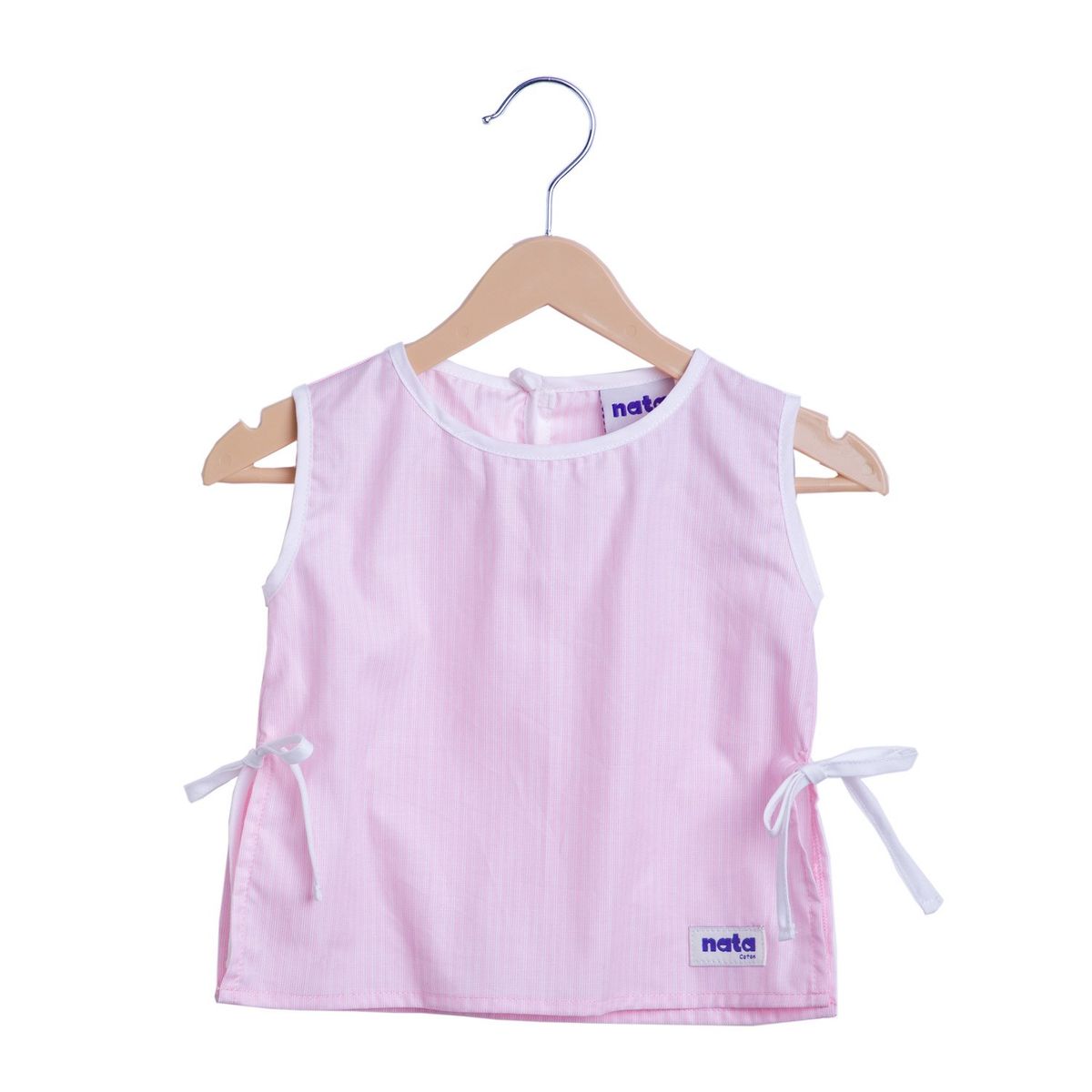 NATA COTON - BLUSA SIN MANGAS ROSA