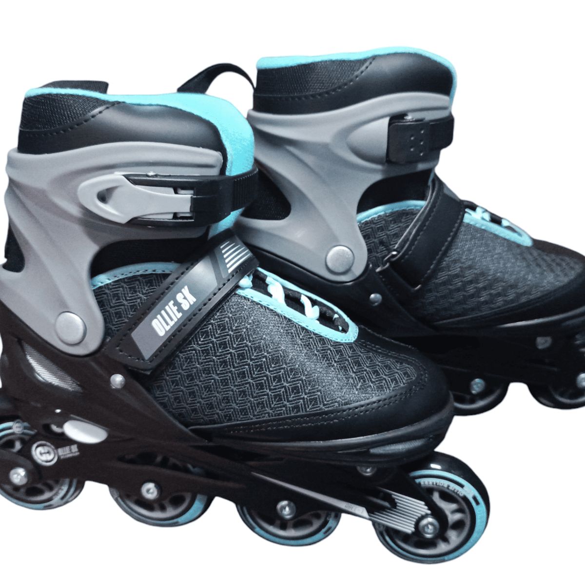 OLLIE - PATIN LINEAL OLLIE CELESTE CON NEGRO talla L 38-41