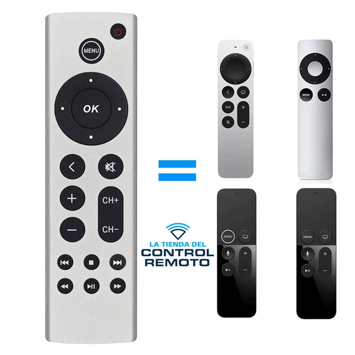GENERICO - Control Remoto para Apple TV Box HD 4K