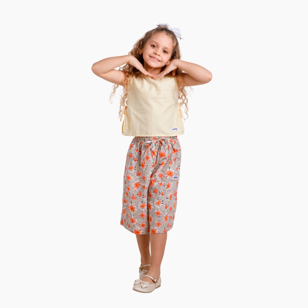 NATA COTON - FALDA PANTALON ALGODON NIÑA