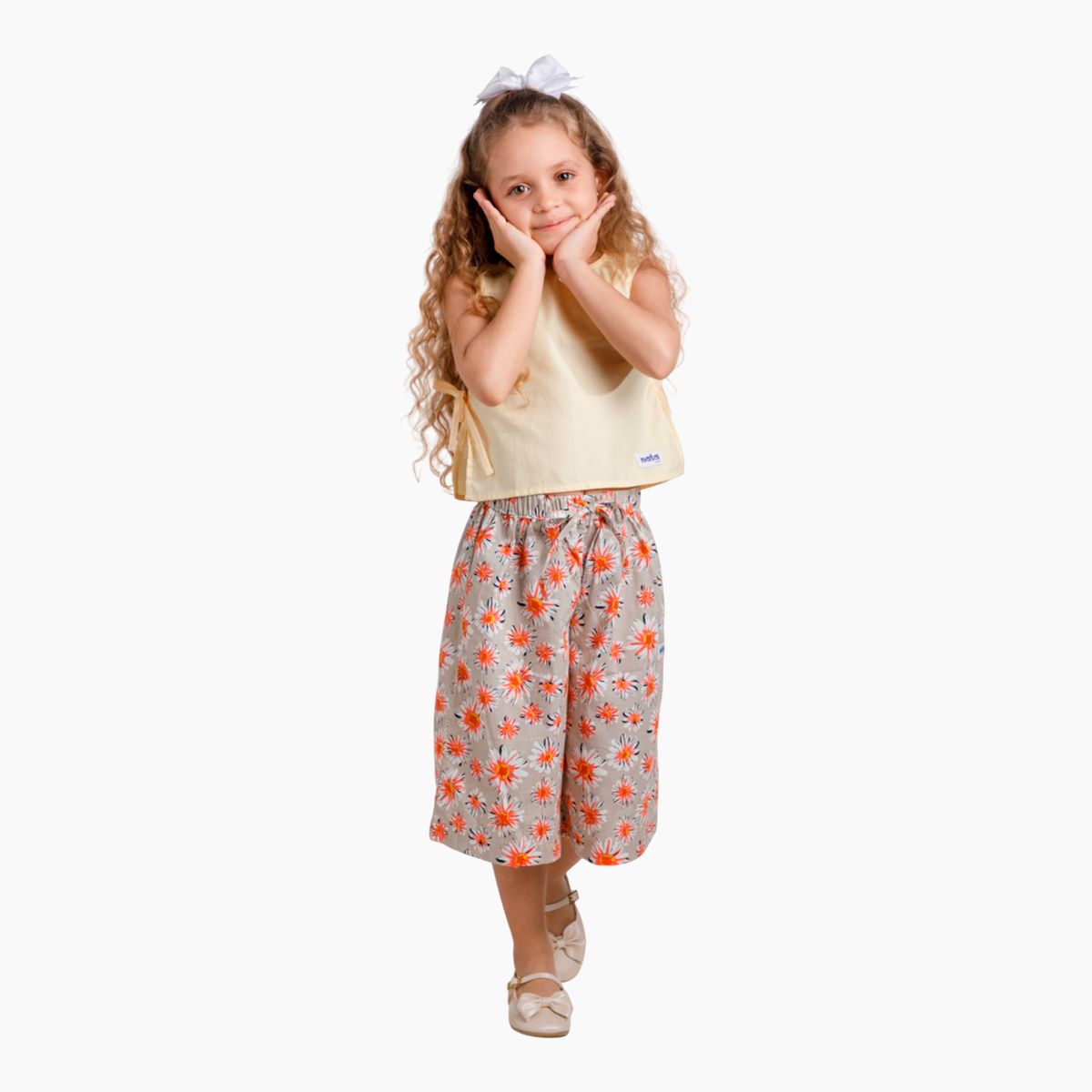 NATA COTON - FALDA PANTALON ALGODON NIÑA