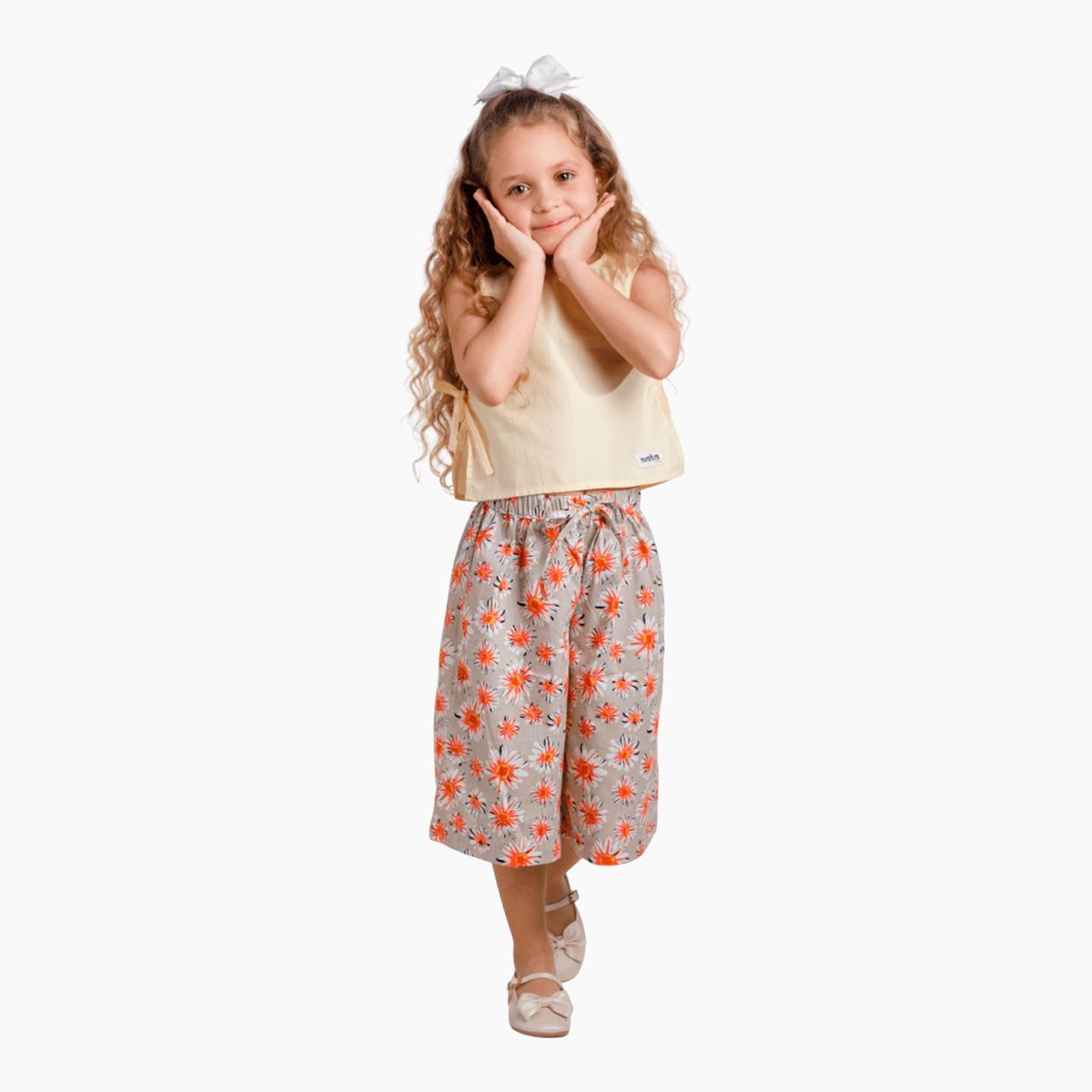 NATA COTON - FALDA PANTALON ALGODON NIÑA