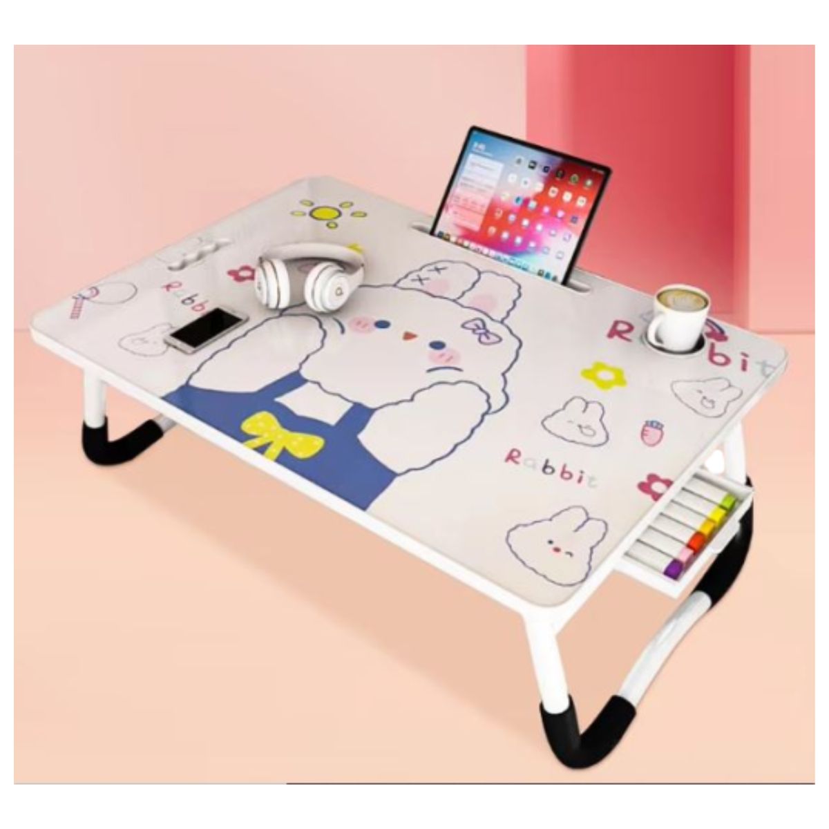 GENERICO - MESA DE LAPTOP CON ENTRADA USB KAWAI