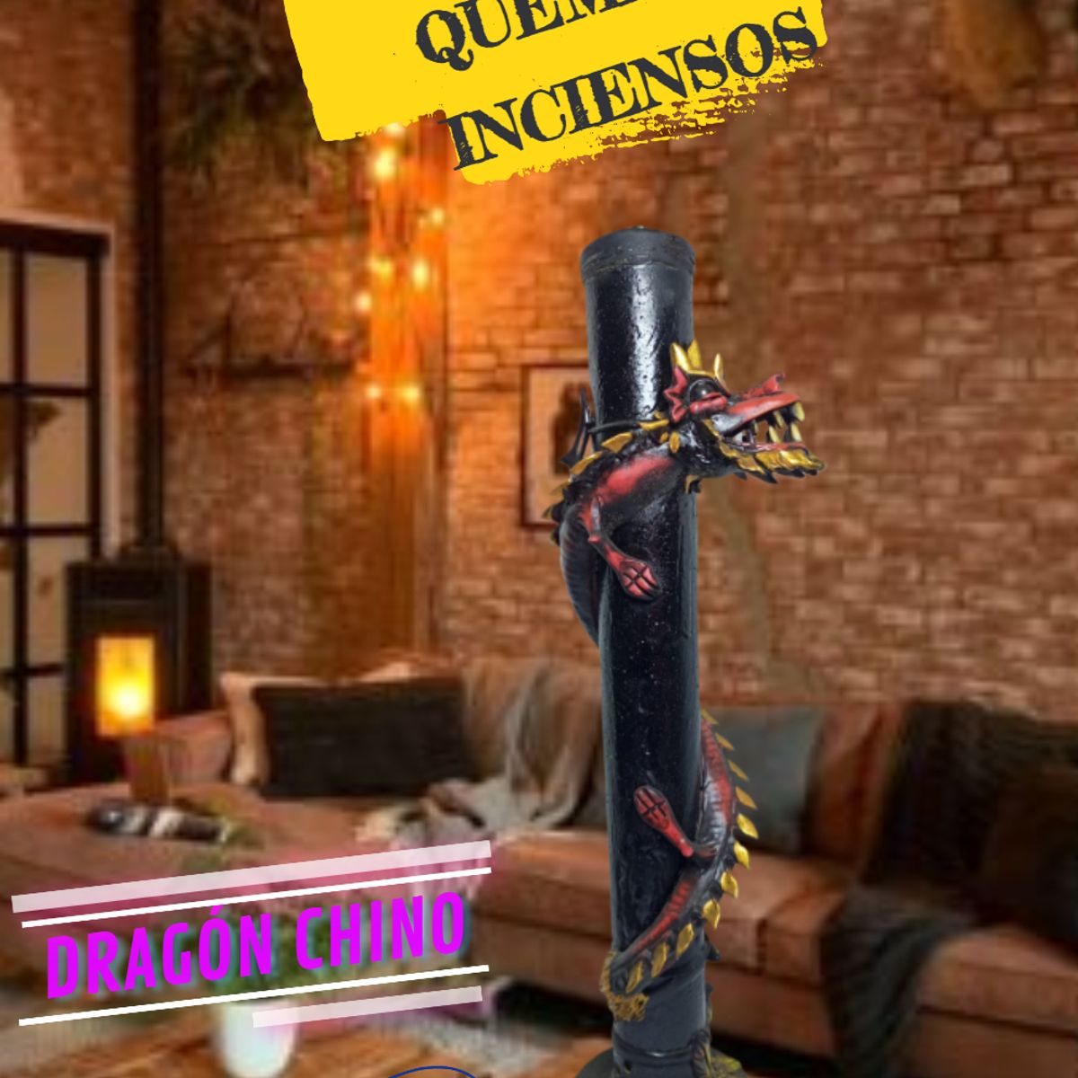 GENERICO - HUMIFICADOR DIFUSOR AROMAS QUEMADOR INCIENSO ADORNO + 10 INCIENSOS