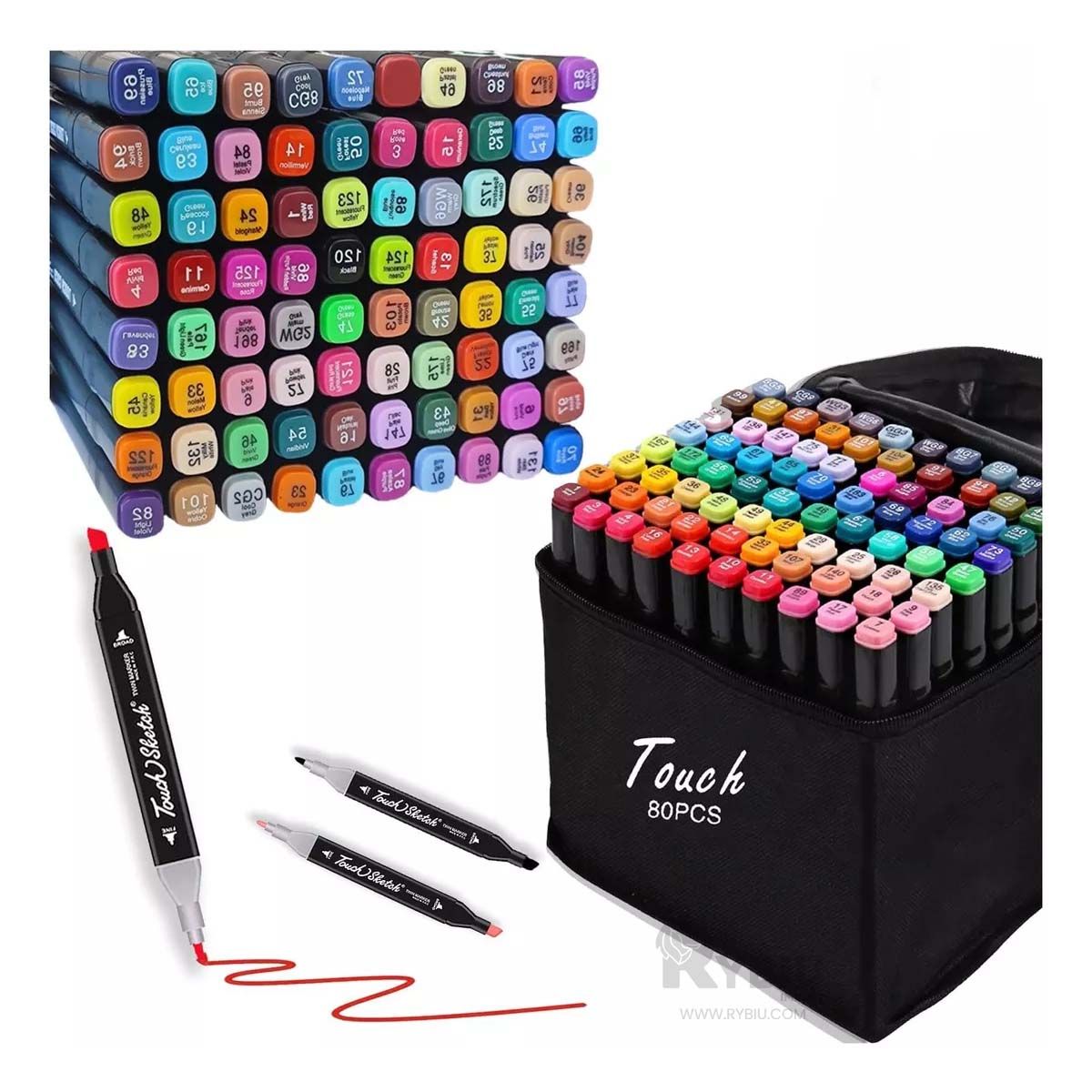 GENERICO - Set de Lettering de 80 Unidades Y+Papel de Regalo