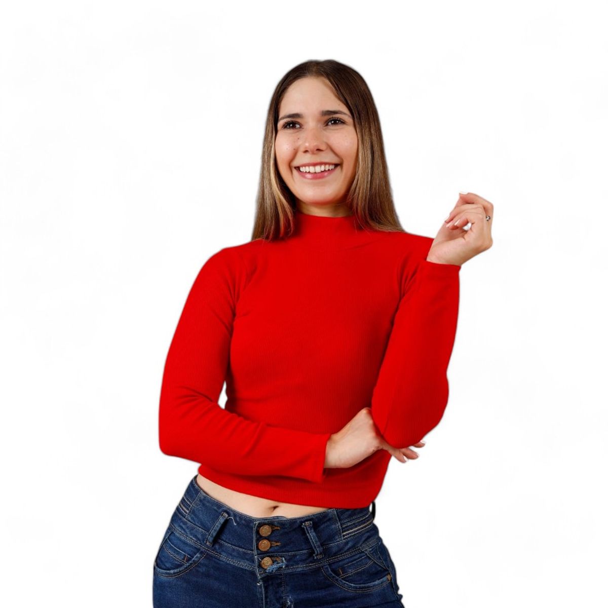 GENERICO - Cafarena Crop Sab-13 Color Rojo