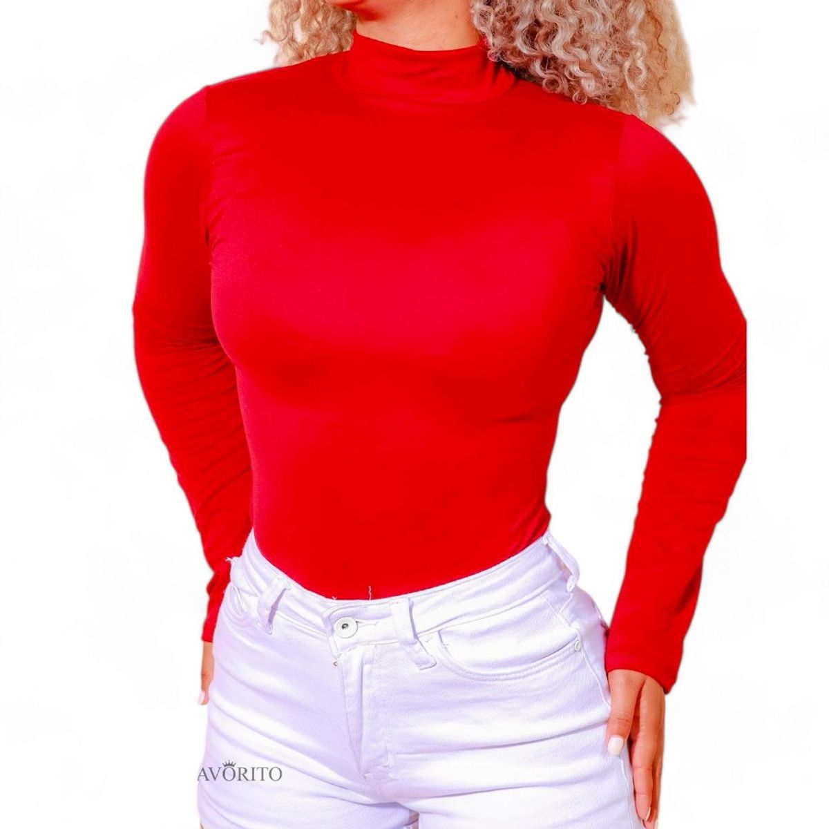 GENERICO - Cafarena Crop Sab-12 Color Rojo