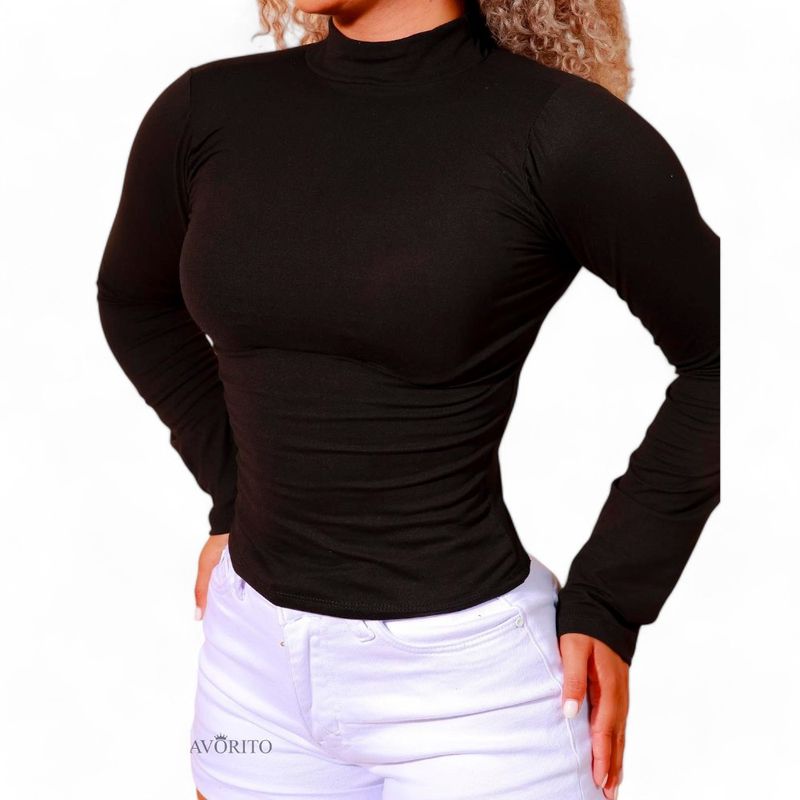 GENERICO - Cafarena Crop Sab-12 Color Negro