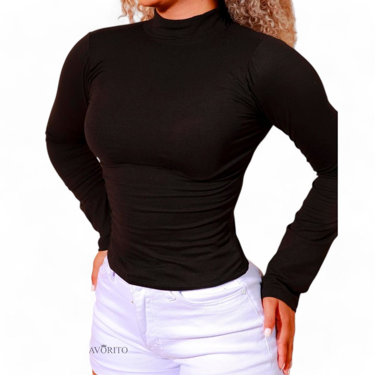 GENERICO - Cafarena Crop Sab-12 Color Negro