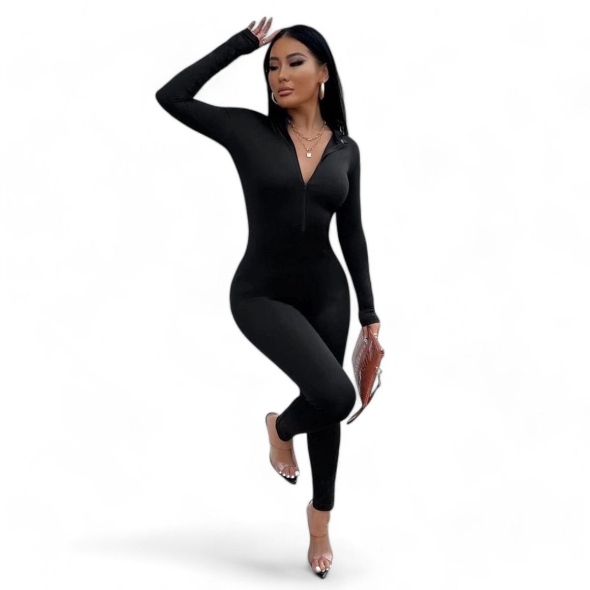 GENERICO - Enterizo Pantalón Sab-28 Color Negro