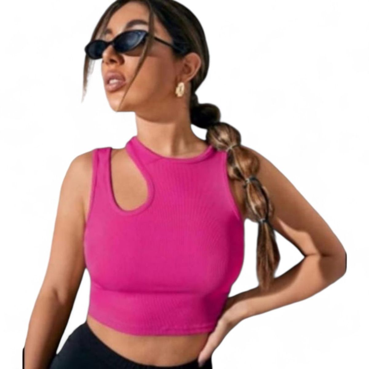 GENERICO - Polo Lizet Manga Cero Sab-10 Color Fucsia