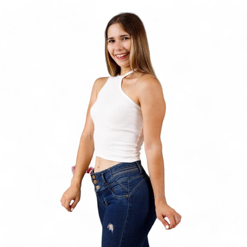 GENERICO - Polo Tarzan Sab-10 Color Blanco