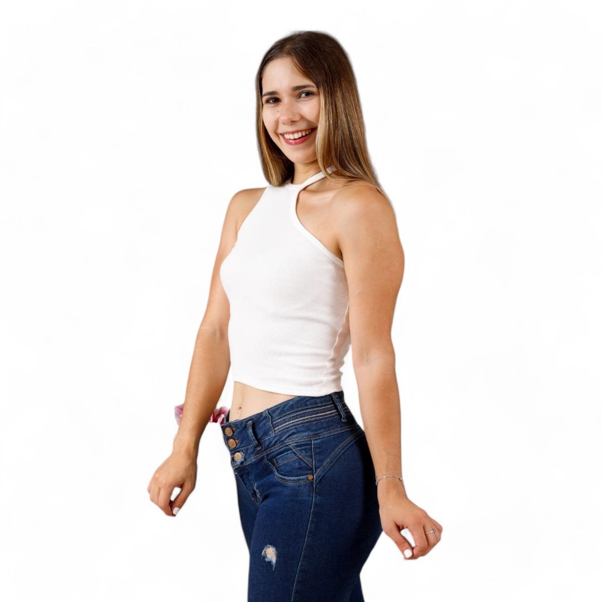 GENERICO - Polo Tarzan Sab-10 Color Blanco