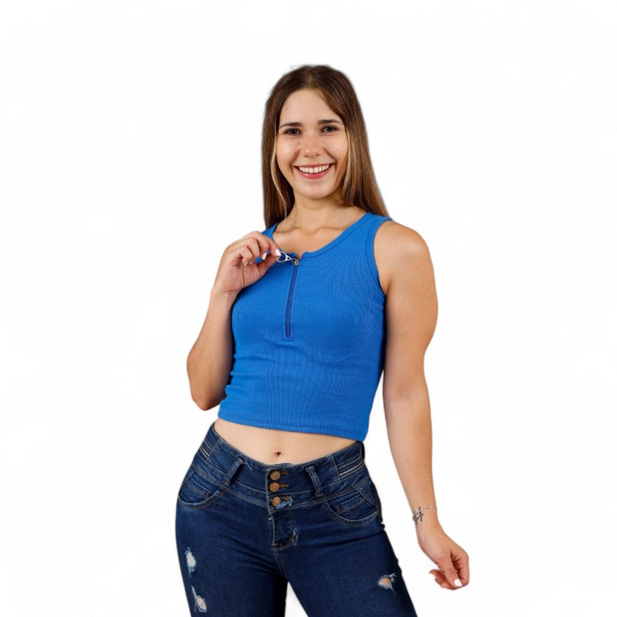 GENERICO - Polo Sara Sab-12 Color Azul