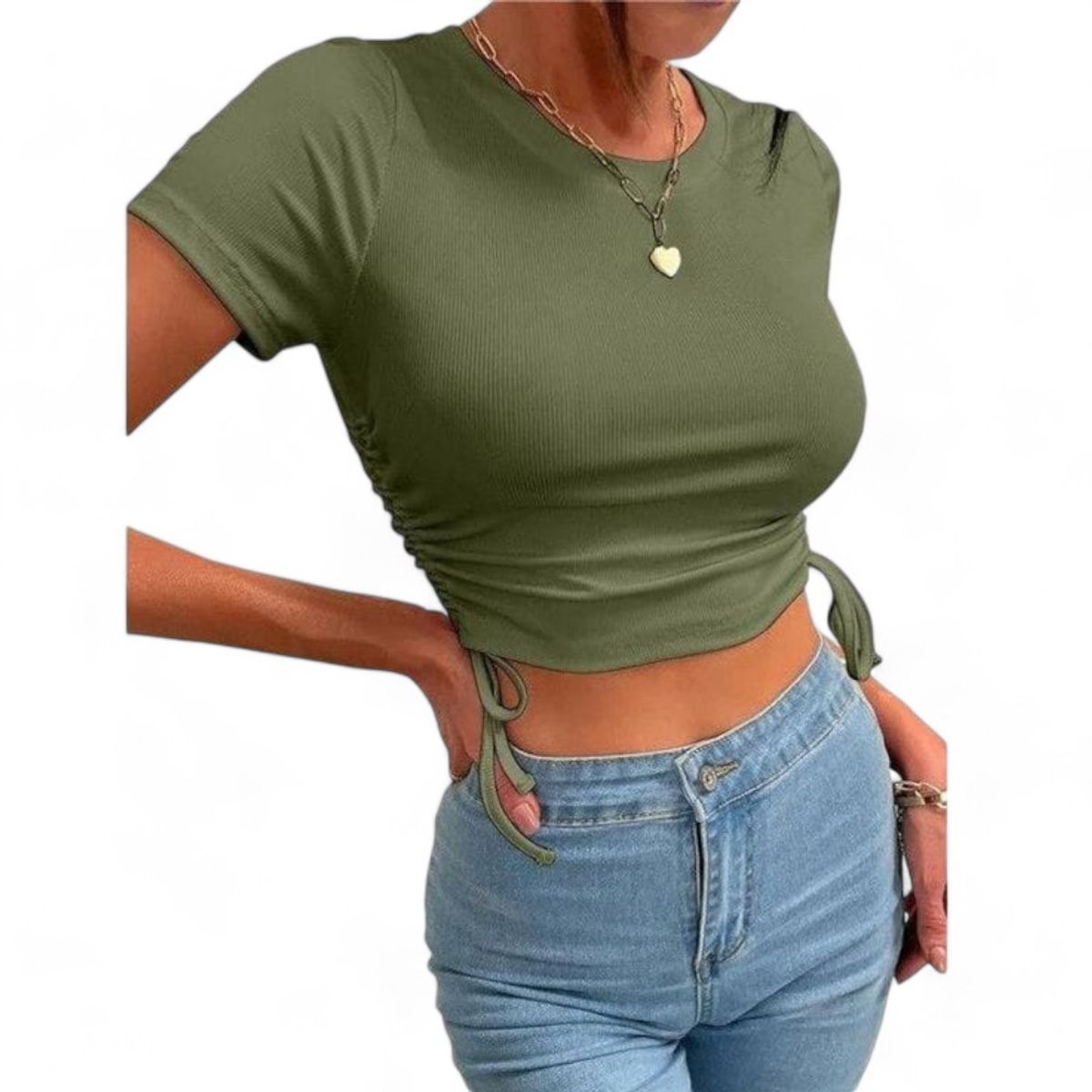 GENERICO - Polo Sofía Jalapita Manga Corta Sab-13 Color Verde