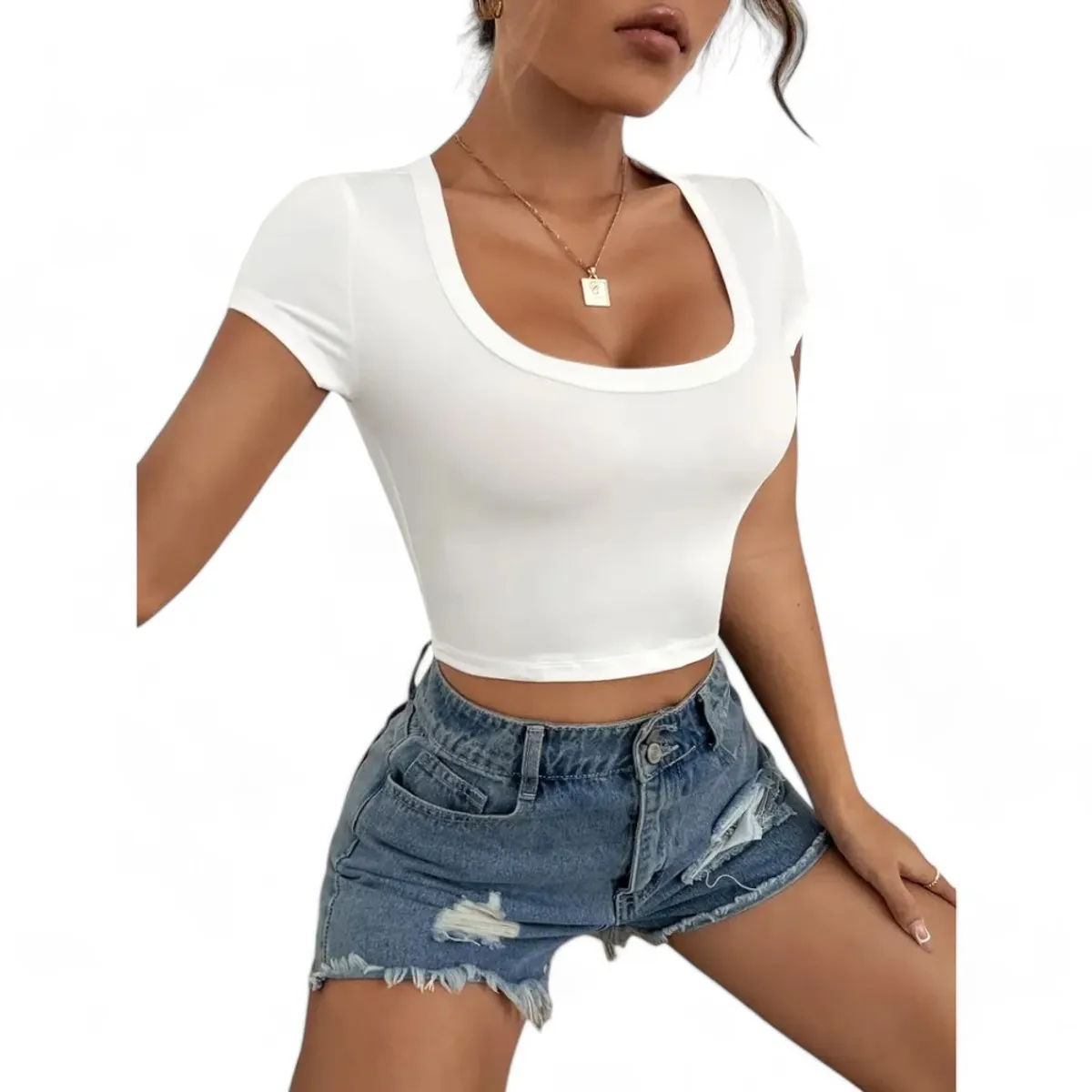 GENERICO - Polo Teresa Sab-12 Color Blanco