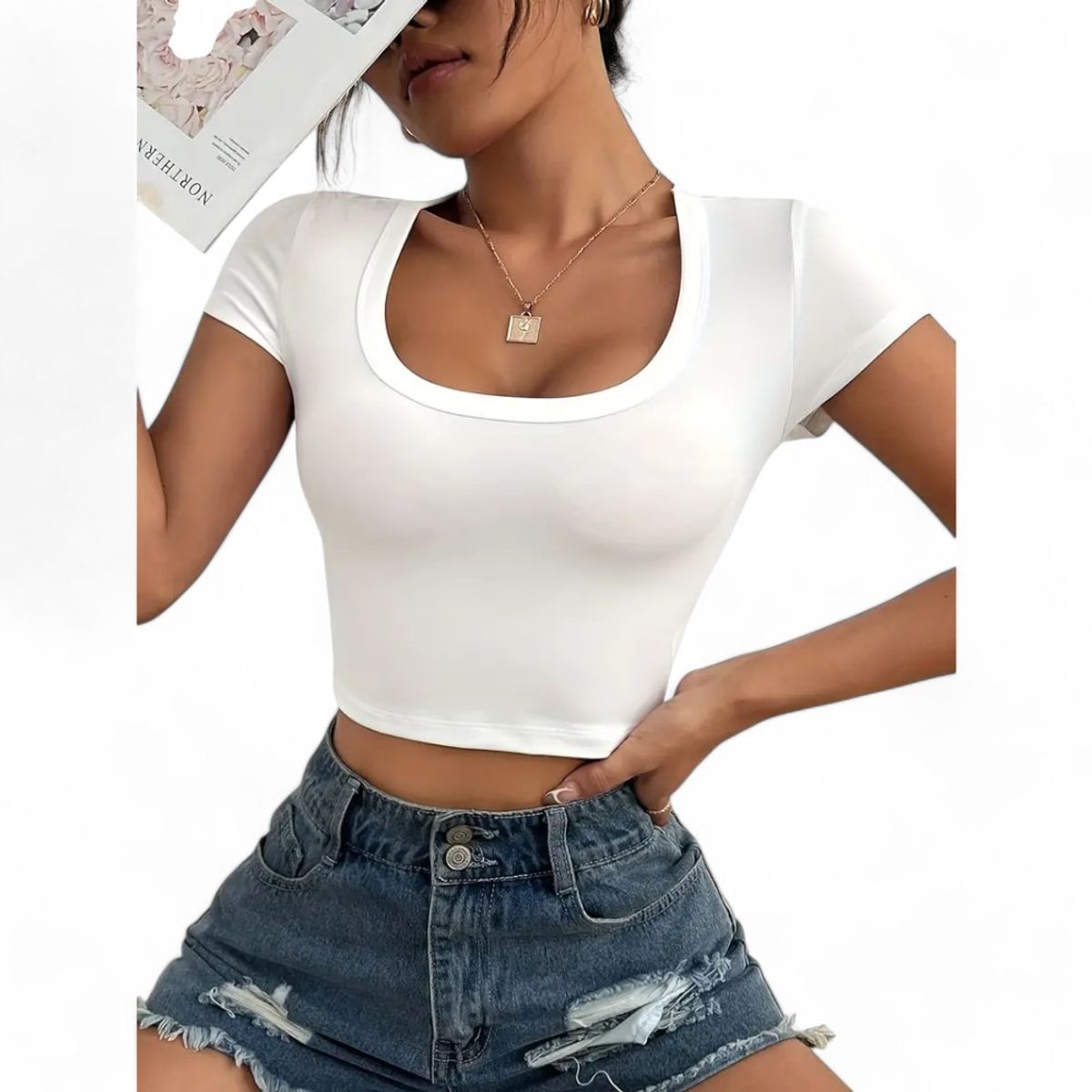 GENERICO - Polo Teresa Sab-12 Color Blanco