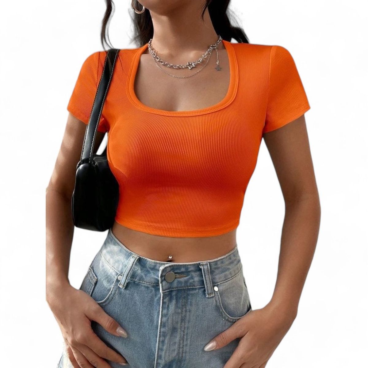 GENERICO - Polo Sol Mujer Sab-10 Color Naranja