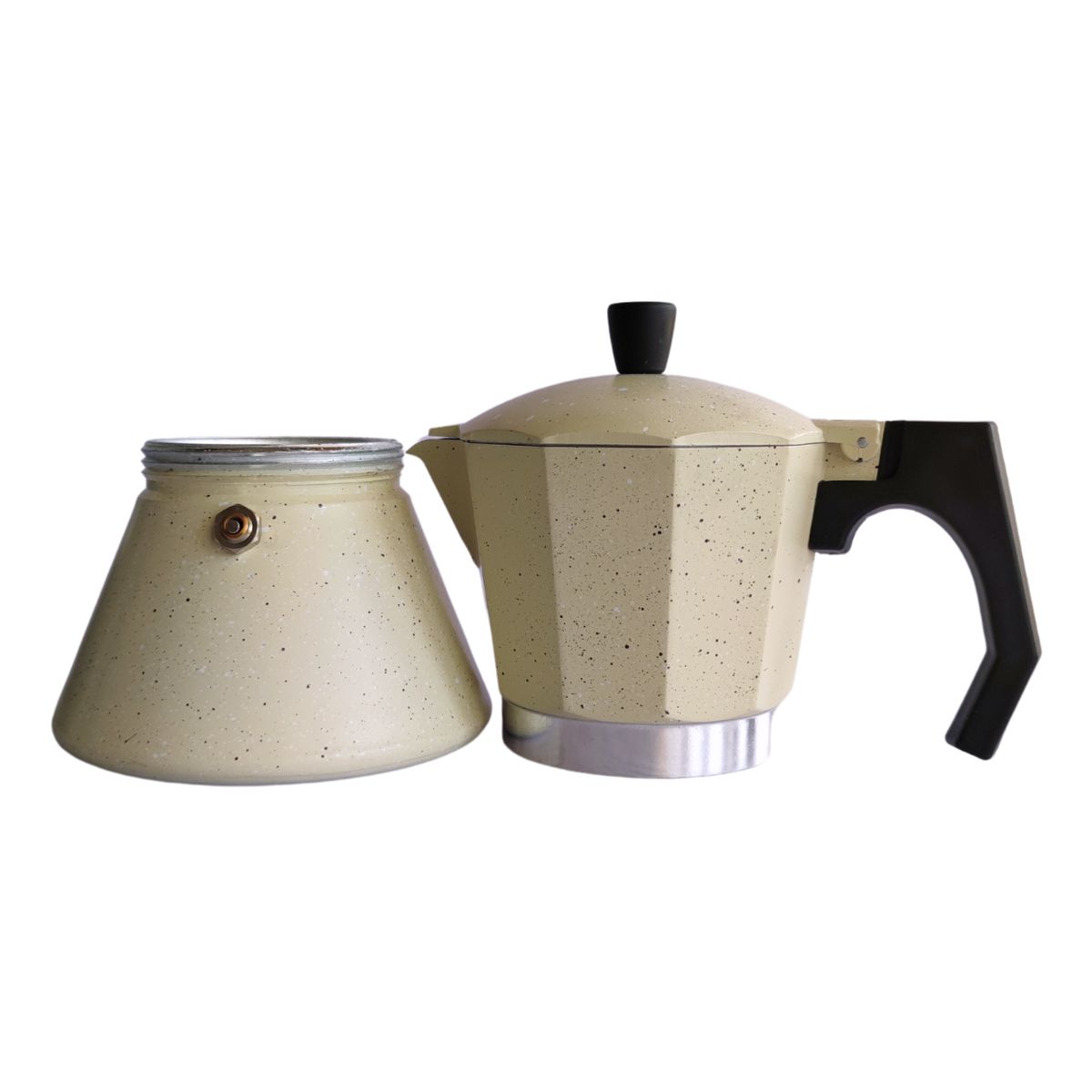 CORBETTA - Cafetera Moka Italiana Vainilla 6 Tazas - Granito