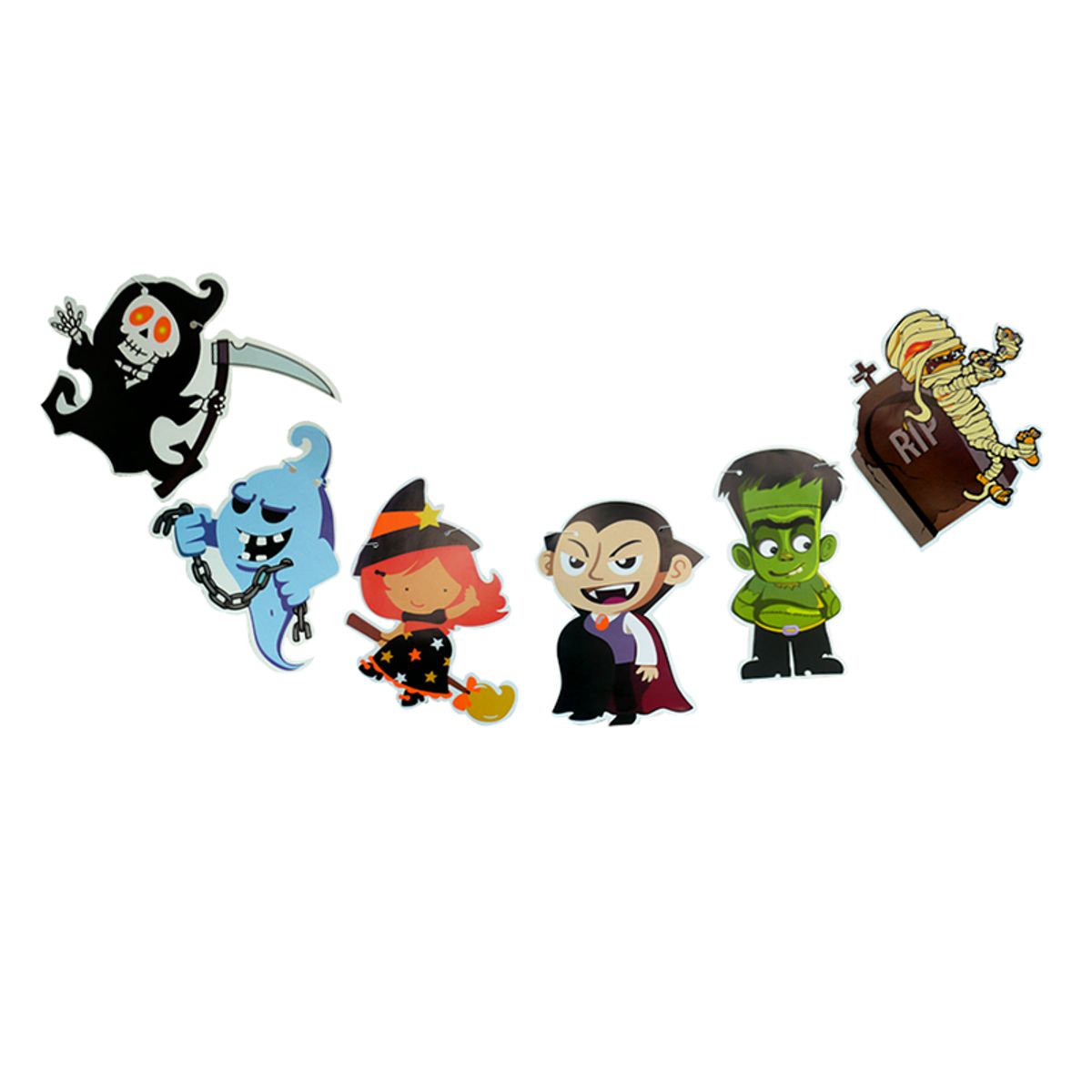 GENERICO - HALLOWEEN -Banner o Guirnalda de 2 mts aprox