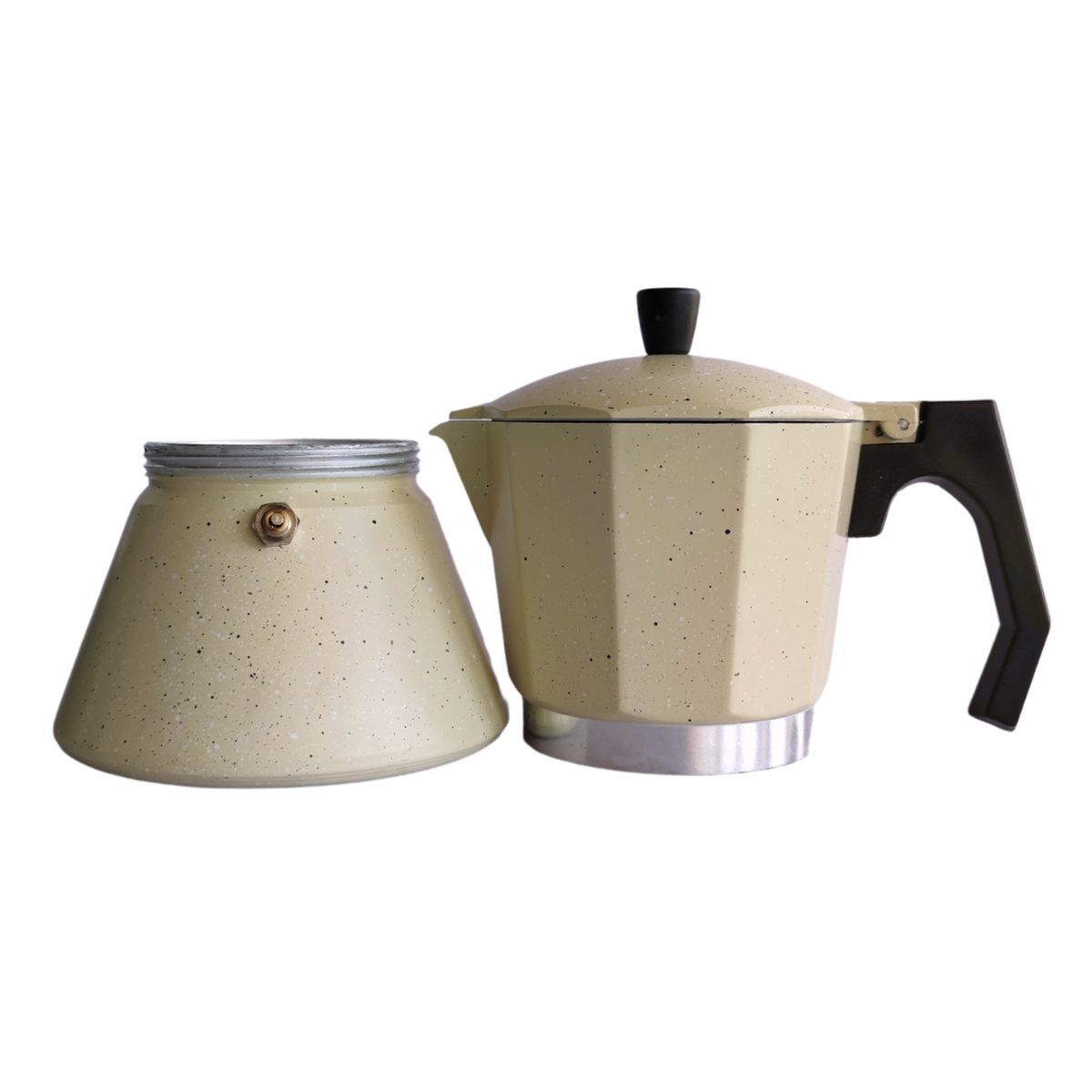 CORBETTA - Cafetera Moka Italiana Vainilla 9 Tazas - Granito