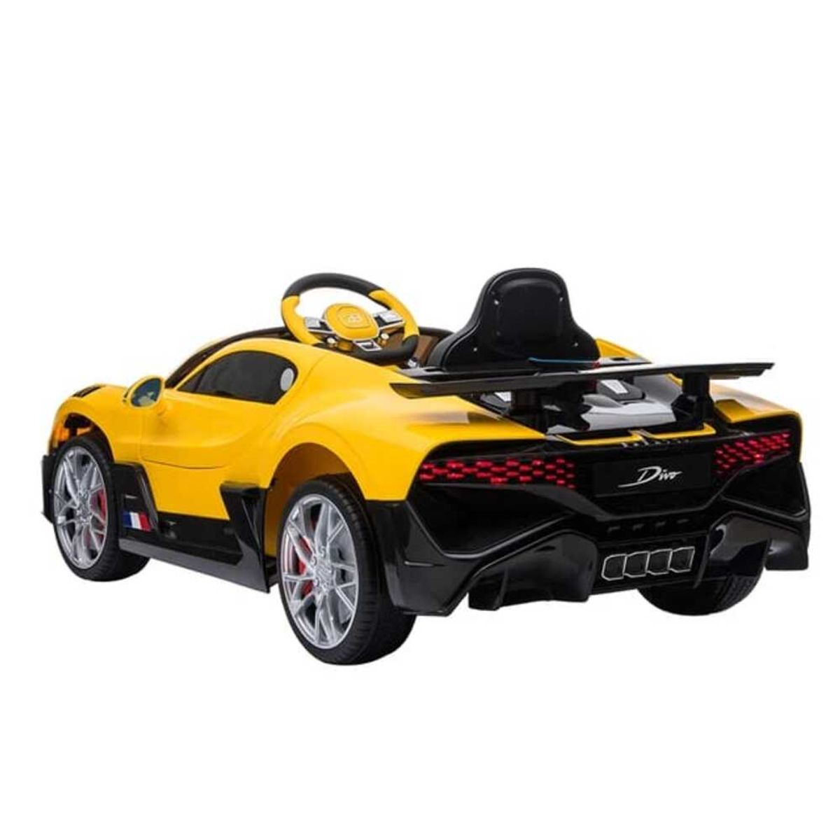 BUGATTI - Carro a Bateria para Niños Bugatti Divo Amarillo